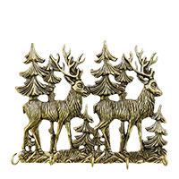 جاکلیدی برنجی برنزی گوزن