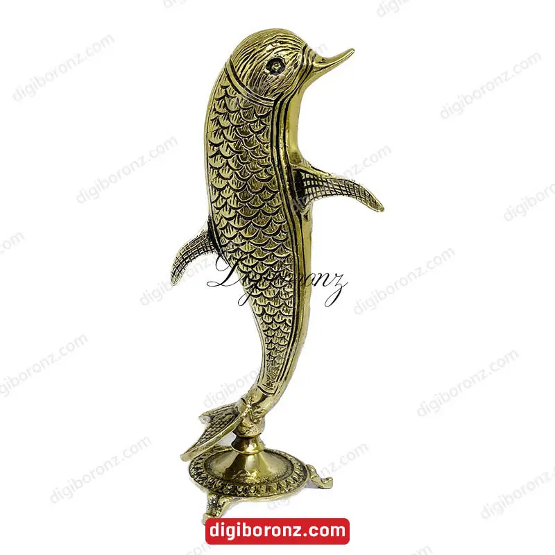 دکوری برنجی برنزی مدل دلفین