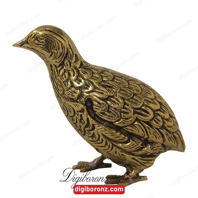 مجسمه برنجی برنزی مدل کبک