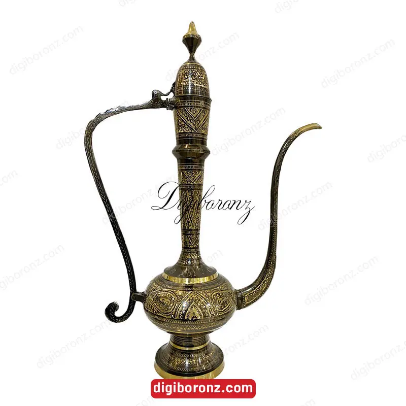 گلاب پاش برنجی برنزی مدل سیاه قلم